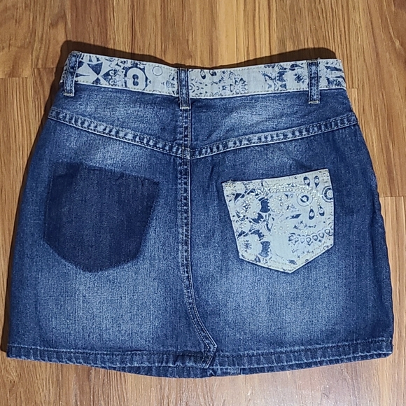 Desigual Denim Mini Skirt - Picture 2 of 6